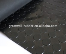 High Quality Professional Round Button Rubber Mat