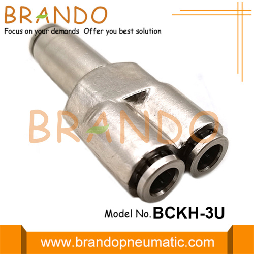 Brass Union Y Type Push-In Pneumatic Pitting Hose Fiting