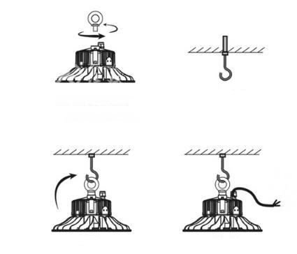 installation UFO High Bay Light Manufacturers