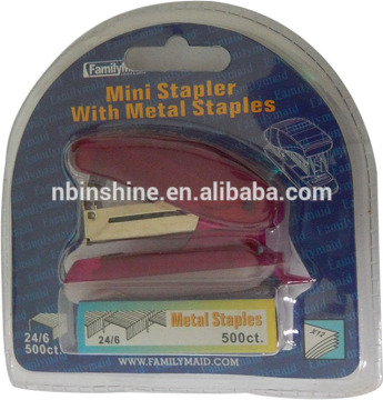 Mini stapler with metal staples , Cute mini office stapler , Mini stapler set
