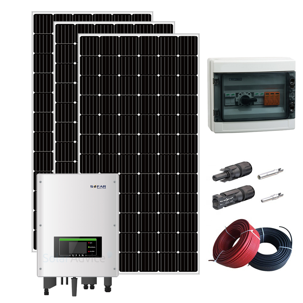 Sistema híbrido solar 6kw