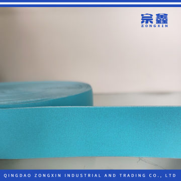 Turquoise Plain Elastic Webbing for Durable Apparel Straps