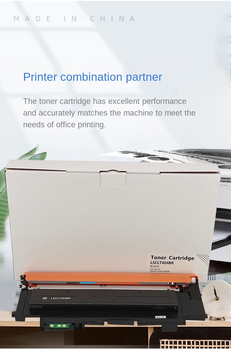 for Samsung CLT-K404S CLT K404S 404S CLT-404H   C430 C430W C480 C480W  Compatible Toner Cartridge color printing