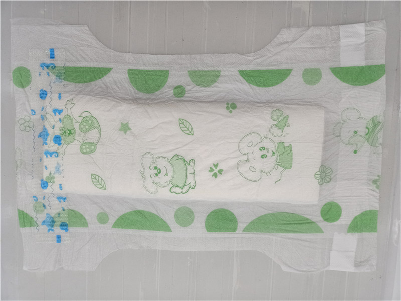 Wholesale Super Absorption Elastic Waistband Disposable Baby Diaper