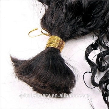 Princess Brazilian Human Hair Braiding Deep Wave Black Hair Bulk