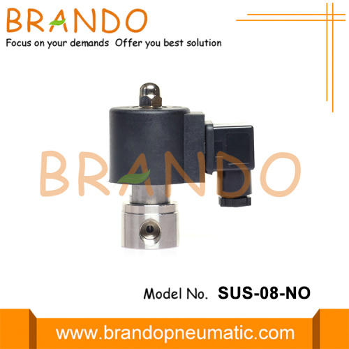 1/4 &#39;&#39; 2/2 yollu paslanmaz çelik solenoid vana