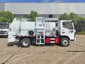 Kitchen Garbage Truck For Liquid Solid Waste Collection
