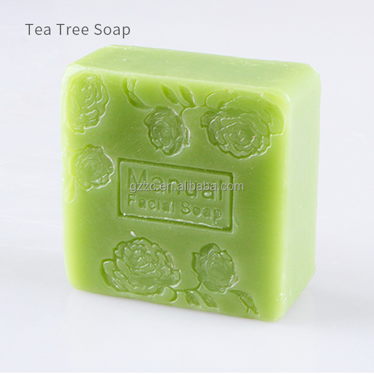 100g private label custom logo OEM brand Organic remedy natural tea tree oil soap