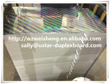 metallized film laminated paper,silver laminated paper,metallized label paper