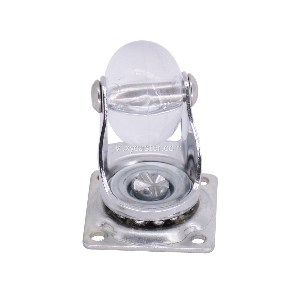 Bánh xe Caster Wheel 1.5 &quot;trắng mờ