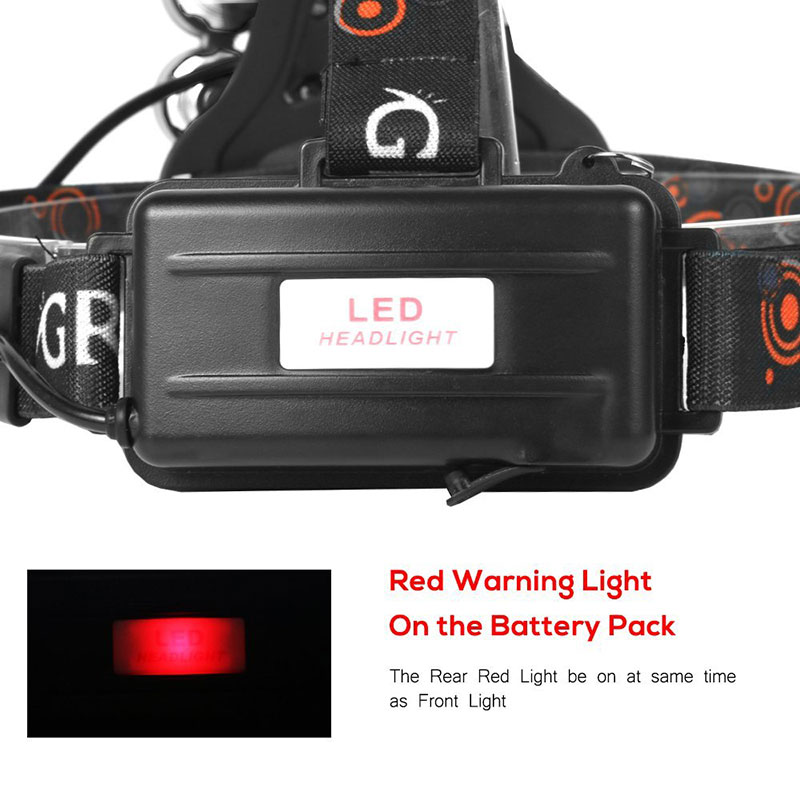 5 LED reflektor T6 4xR2 LED Zoom 18650 ładowna wodoodporna reflektor LED o dużej mocy