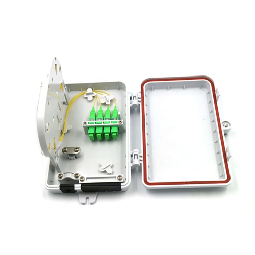 4 core Wall Mounted Fiber Optic Terminal Box