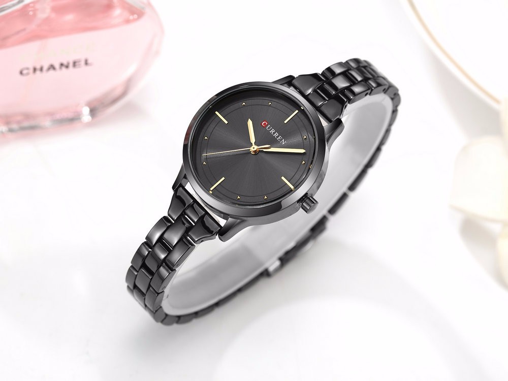 CURREN 9019 Women Quartz Pointer Movement Watch Newest Elegant Rose Gold Ladies Watches