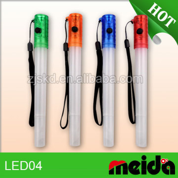 Popular emergency LED glow stick custom led light stick with whistling