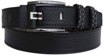 Man's classical black fashion PU belt,cheap pu leather belts