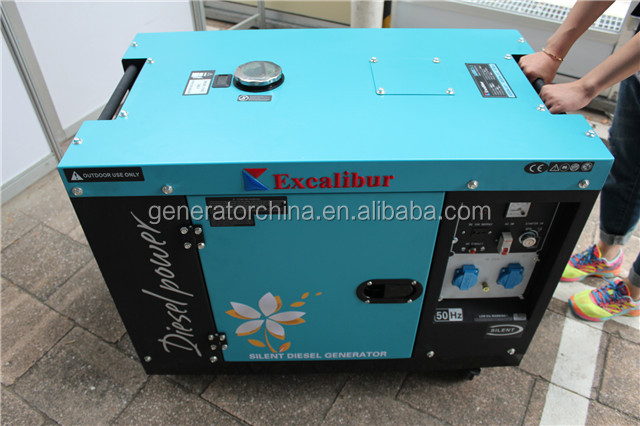 China 25 EXCALIBUR 50/60 HZ S7500DS 3600 110/120/220/230/240/380 7.5 Kw Generator Price 7.5 Kva Generator Set