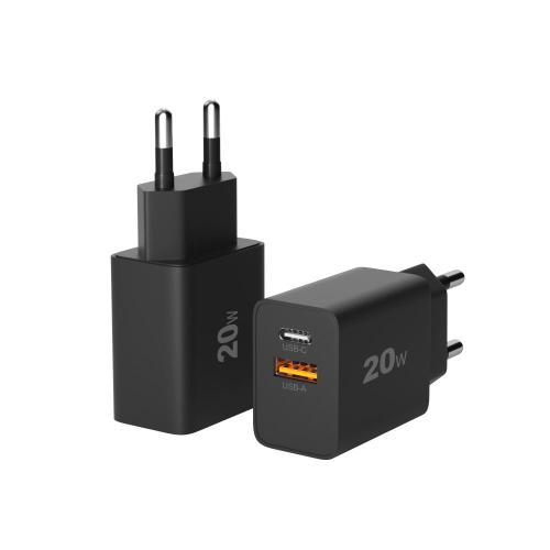 Cargador de pared USB-C QC3.0 Cargador rápido para teléfonos celulares