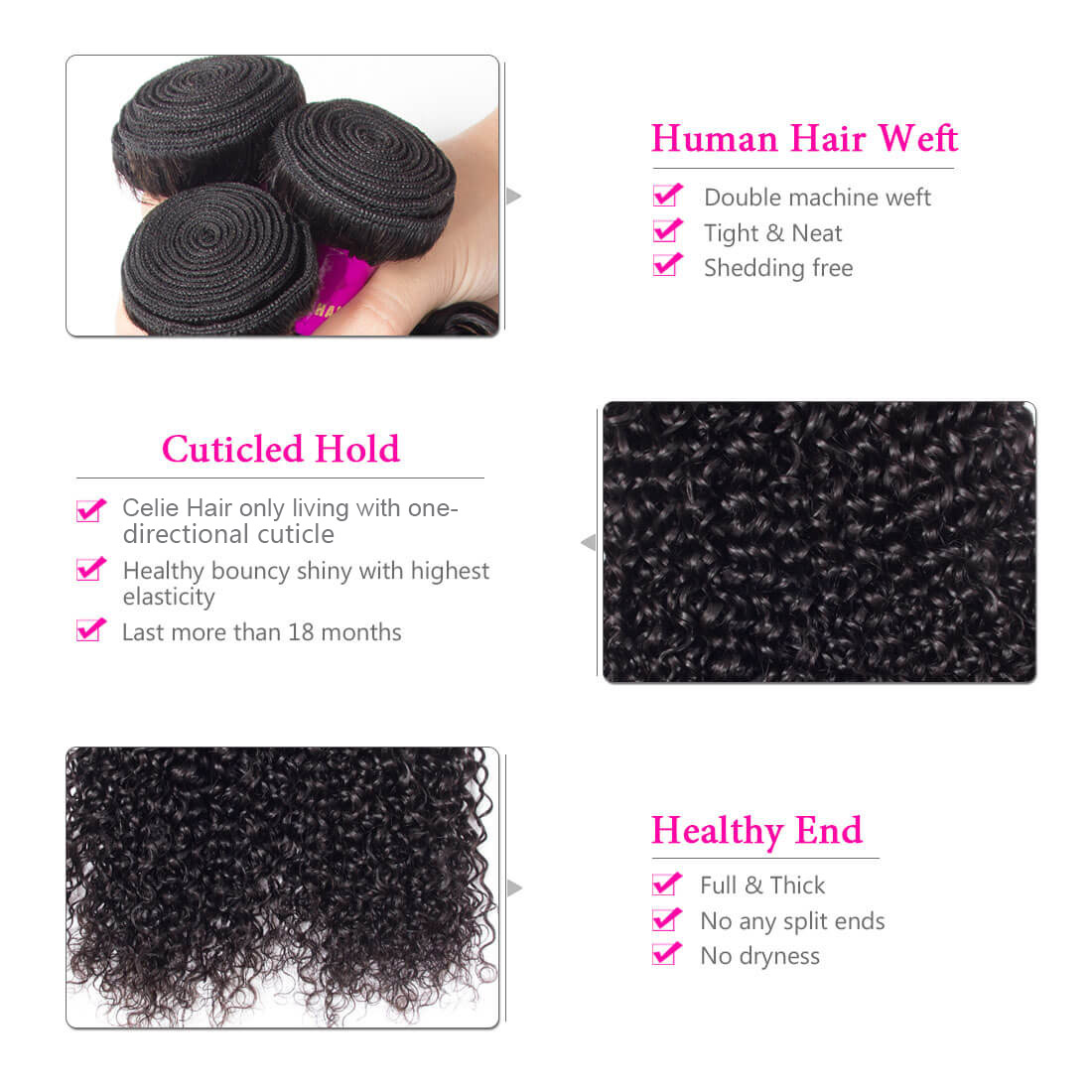 Hot Sale Brazilian  Hair 100% Human Hair Remy Hair