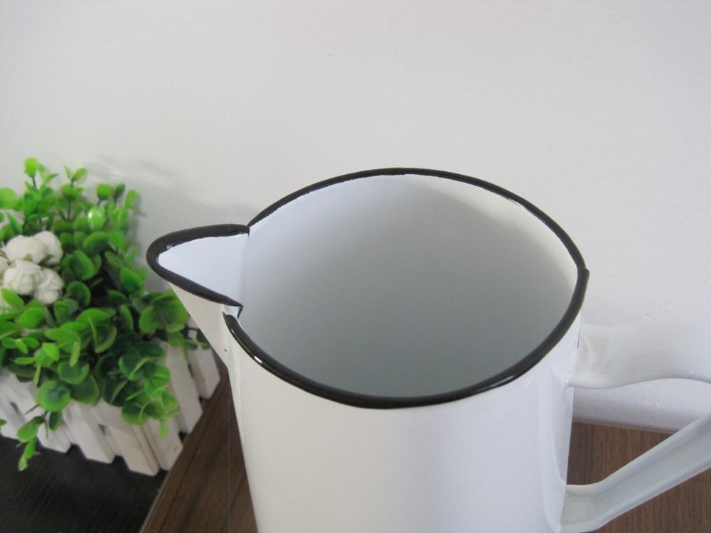 2.2L Enamel Water Jug ,Enamel Pitcher with rolled rim