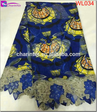 lace fabric african wax print fabric wax lace african wax WL034