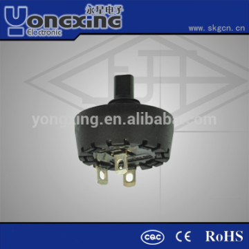 6A stable momentary action mini oven rotary switch