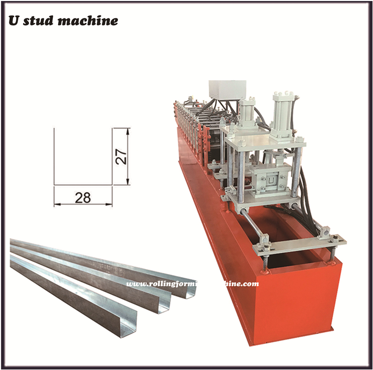 Omega hat roll forming machine