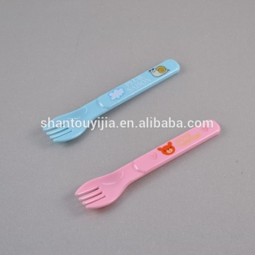 Plastic Fork With Cartoon Print Plastic Fork