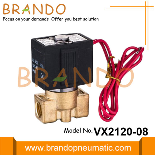 3/4 `` VX2120-10 VX2130-10 SMC نوع صمام الملف اللولبي النحاسي