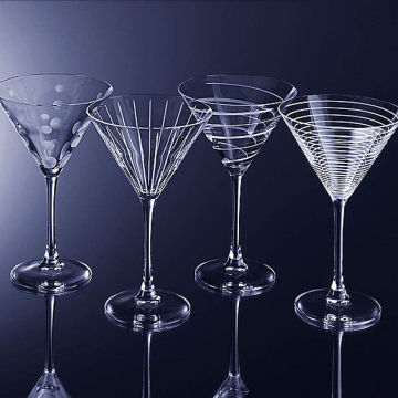 custom bulk clear cocktail glass martini glasses