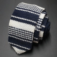 black and white masonic knitted tie
