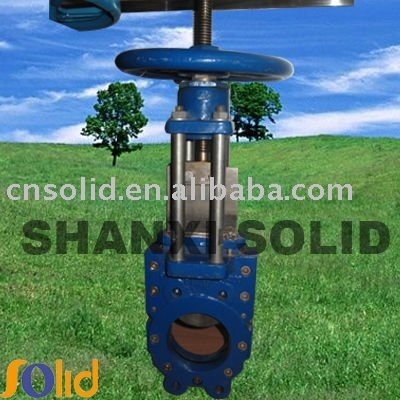 metal seated knife gate valve