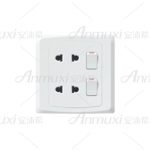 2 Gang Switched Socket