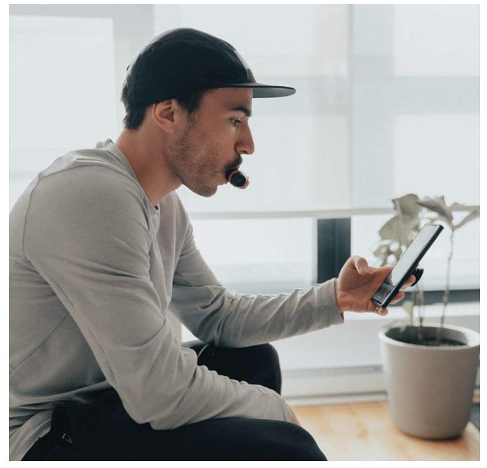 Breathing Exercise Device Guided Smart Breathing Trainer Muscle Trainer for Enhanced Lung Capacity Physical Performance