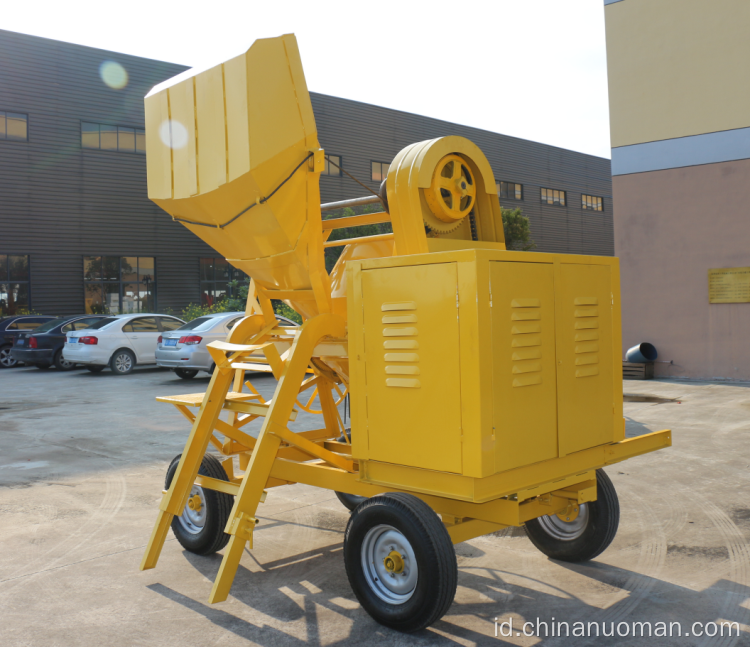 Manual Rotating Gas Power Beton Mixer Mixer Semen