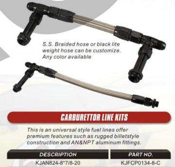 Assembled Carburettor Line Kits