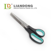 multi blade soft grip onion kitchen scissors
