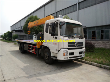 Dongfeng 8T Wrecker Recovery Vehicles with Crane