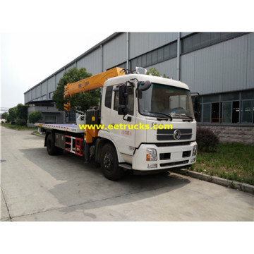 Dongfeng 8T Magari ya Urejeshaji wa Wrecker na Crane