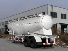 Bulk cement tanker semi trailer concrete powder tank trailer bulk cement trailer