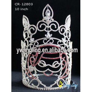 10 Inch Santa Holiday Pageant Crowns