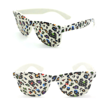 2014 Fashion Custom Logo Printing Party Nerd Sunglasses With Pinhole On Lens Pinhole Sunglasses