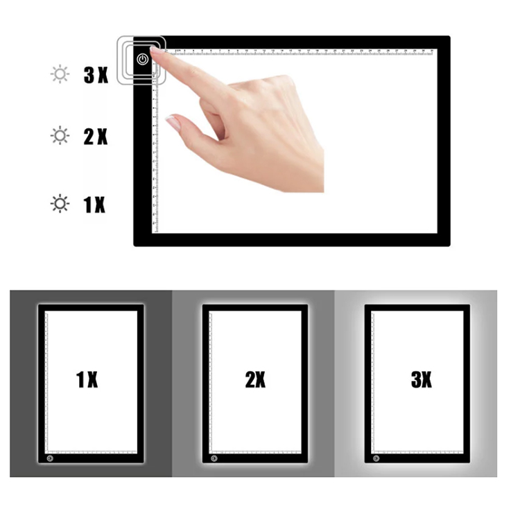 led pad drawing