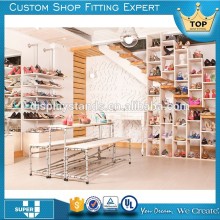 retail fasionable good quality women shoe display wall mounted