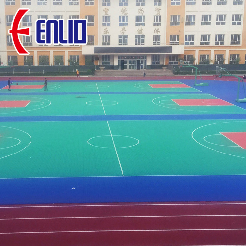 plastic tiles / outdoor basketball court