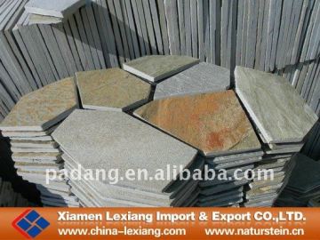 Natural culture slate pavement