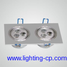 Dual 6w led down light beautiful design multiple down lights