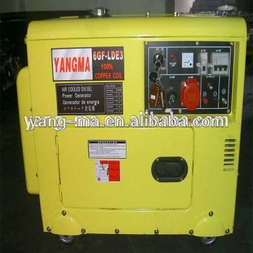 6GF-LDE3+ATS, electric start 6KVA 5KW remote control self start diesel power generators