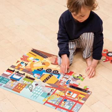 Floor Puzzle Construction Site 24-Stück Großes Puzzle für Kinder Custom Best Selling Amazon