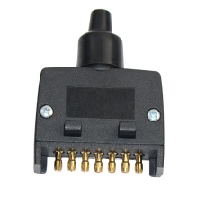Australian Trailer Wiring Connectors for Heavy Duty 7Pin Flat Trailer Plug Adapter for Semi Trucks