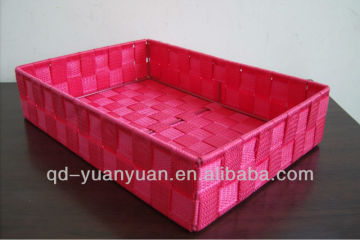 Artificial woven arts and crafts basket